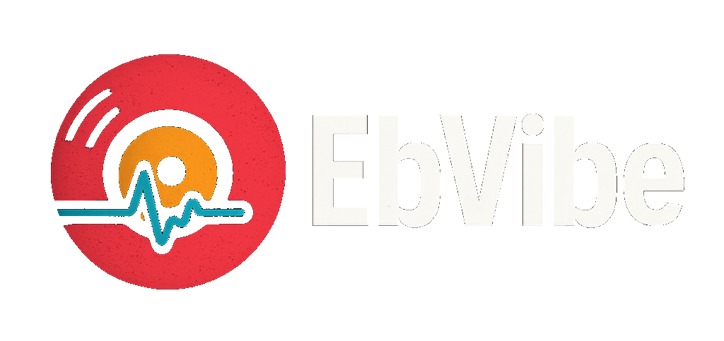 EbVibe Logo - Professional AI Music Mastering and Audio Services